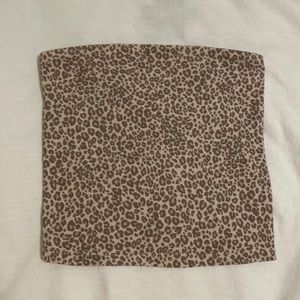 XS American Eagle cheetah print tube top